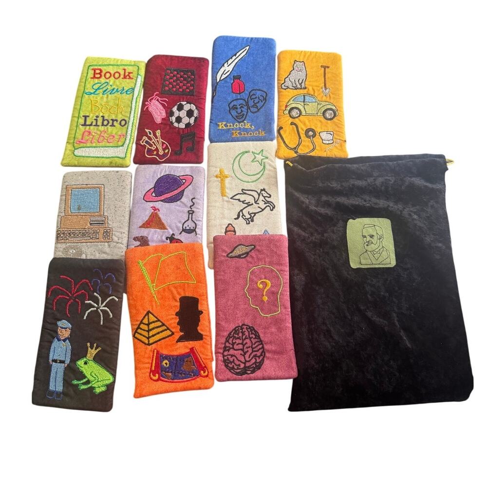 Mimis Motifs Educational Story Telling Embroidered Pouches Finger Puppets‎